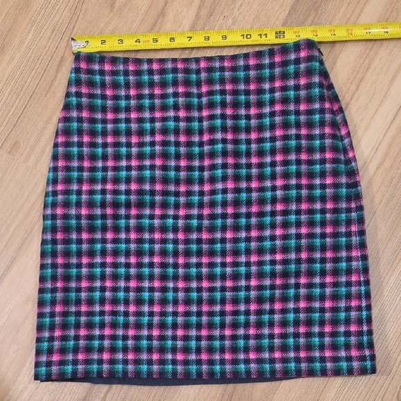 Talbots Pink Green and Blue Knee-Length Pencil Skirt - Picture 4 of 7